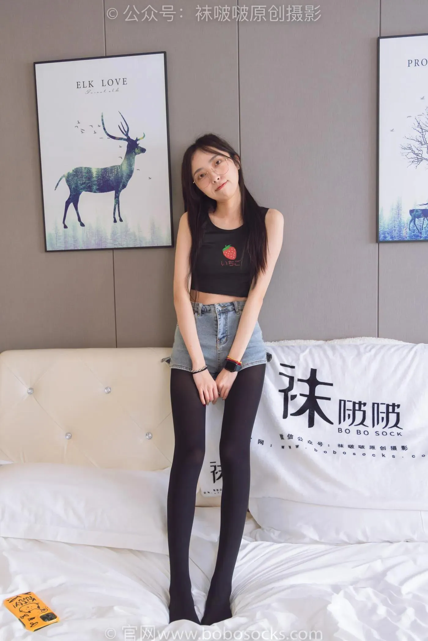 [BoBoSocks袜啵啵]NO.192 稚予-高跟鞋、黑色五指袜 [139P]插图